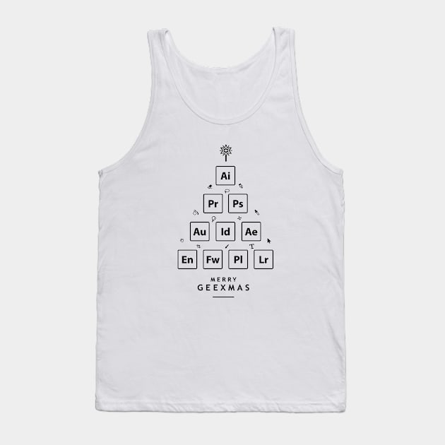 Merry christmas - Merry geexmas - Designers - Black Edition Tank Top by LucioDarkTees